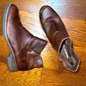 Brown Low ankle Booties